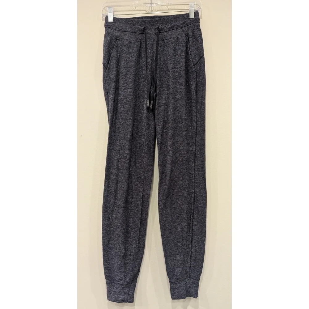 Lululemon Ready To Rulu Jogger Pants In Heathered Gatsby Blue Size 4